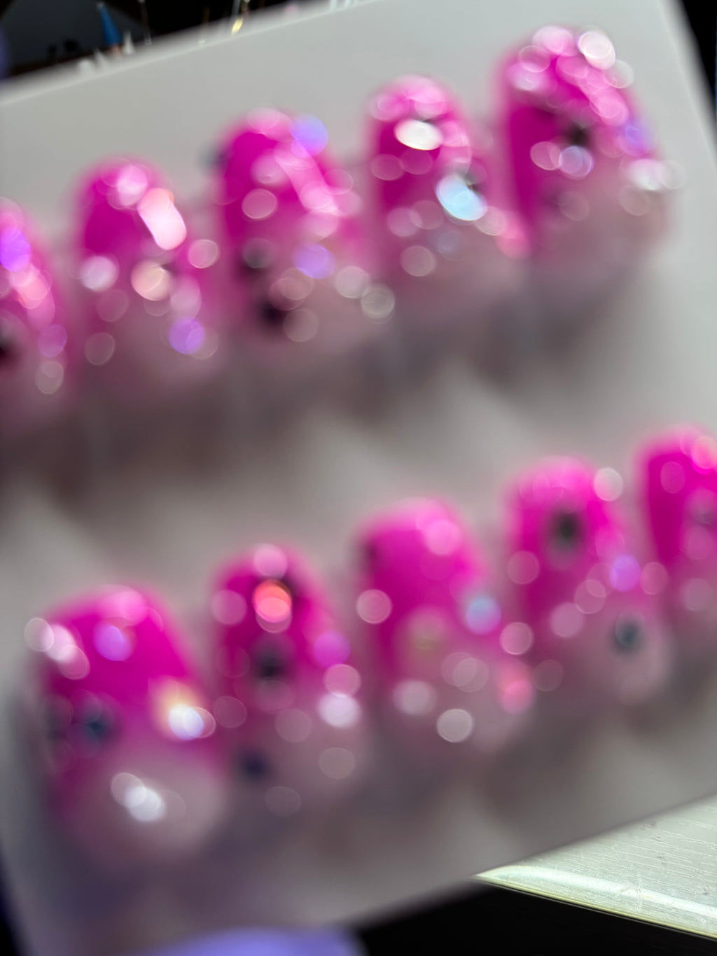 Cotton Candy Junk Nails