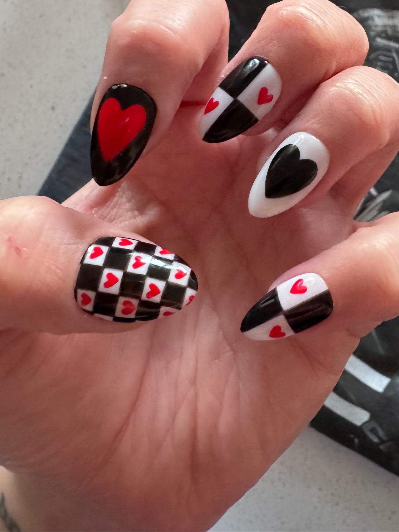 Checkered Hearts